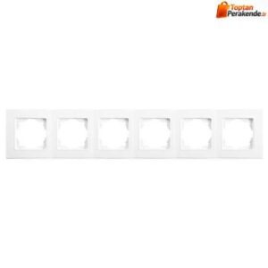 Viko-Linnera-Beyaz-Altili-Cerceve-Yatay-90480006.jpg Viko Linnera Beyaz Altılı Çerçeve Yatay 90480006